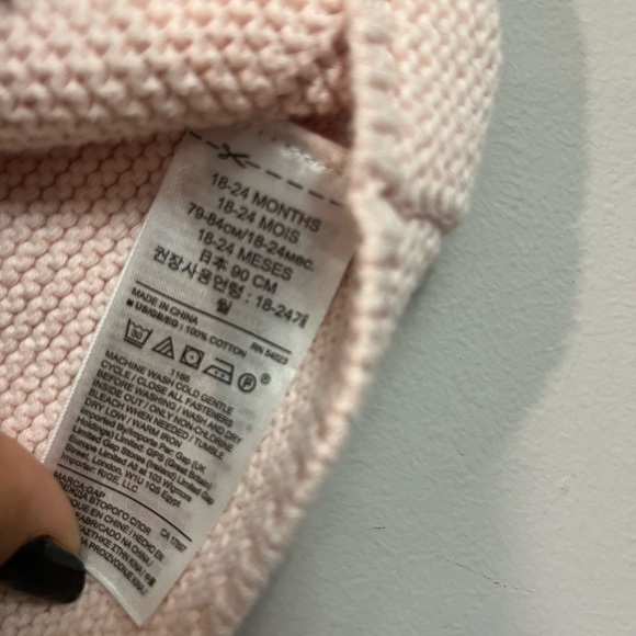 GAP Light Pink Kids Coat with Playful Hood - Picture 4 of 6